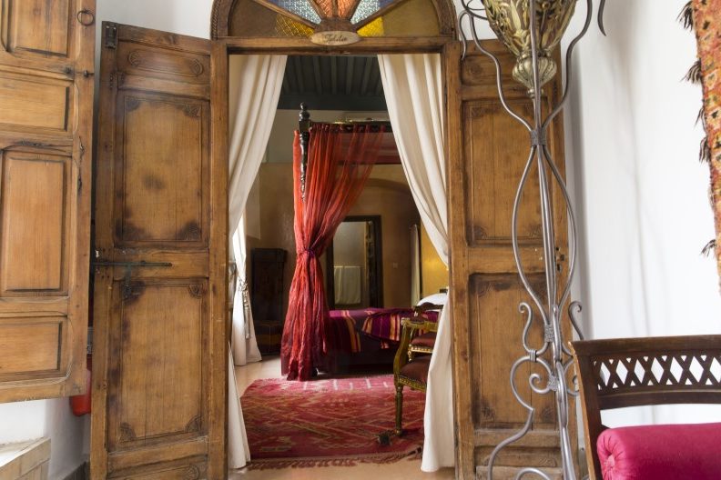 Authentic rooms in Marrakech at Riad El Zohar