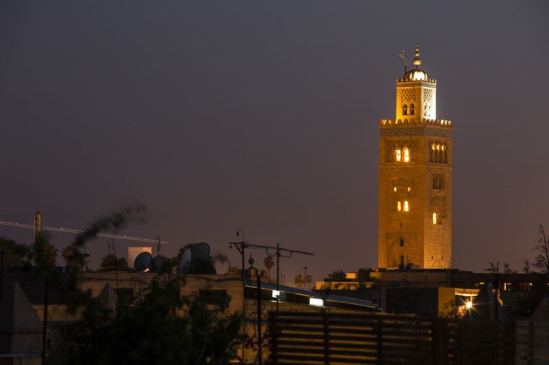 Une vue de Marrakech depuis le Riad El Zohar