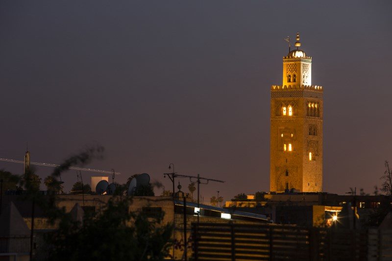 A view of Marrakech from Riad El Zohar