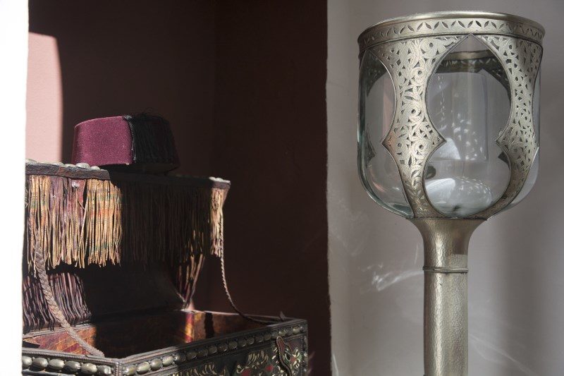 Some of the stunning details in our rooms at Riad El Zohar