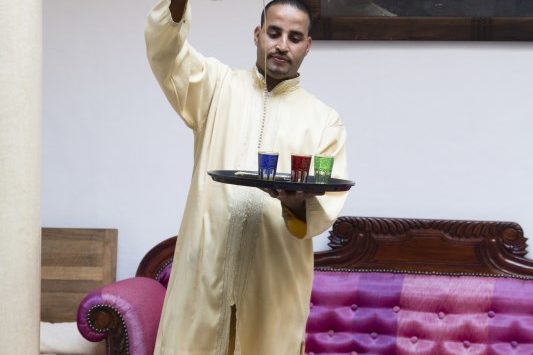 Boissons et divertissement au Riad El Zohar