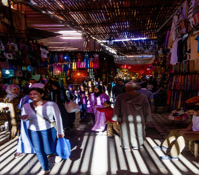 Visite d'un souk à Marrakech - Riad el Zohar